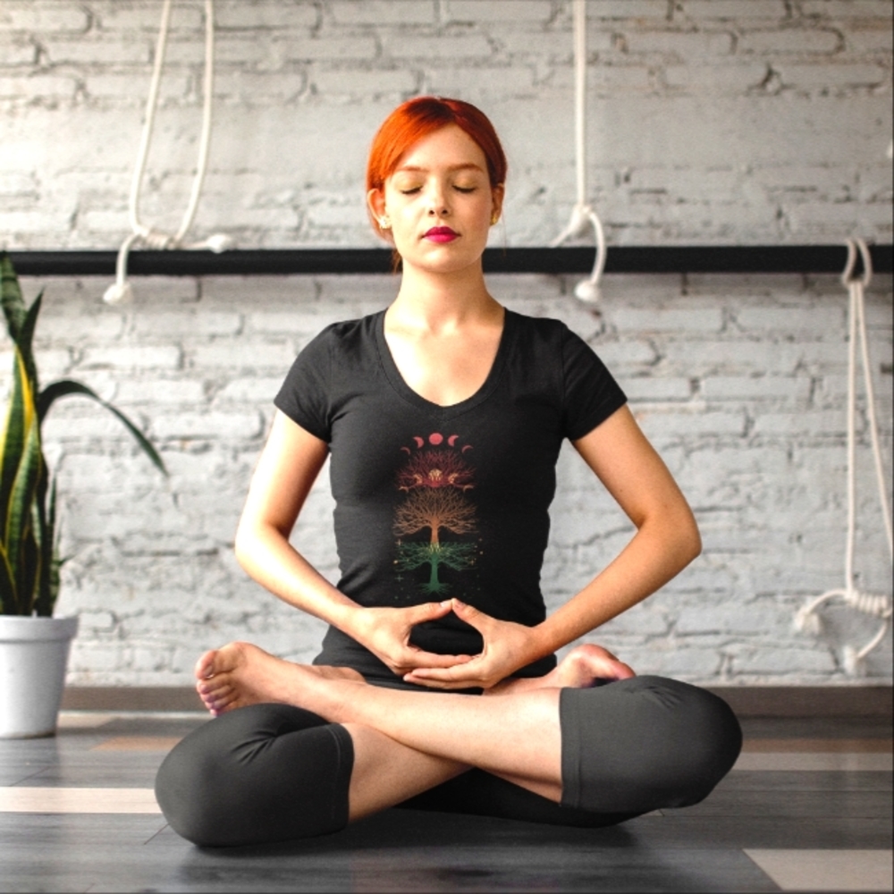 Tree of Life Yoga Inspired Women's T-shirt